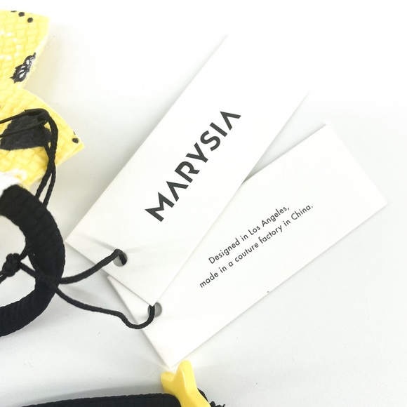 ❌SOLD❌MARYSIA Swim Broadway Honolulu Triangle Bikini Top Sz L - Picture 7 of 8